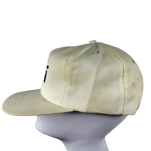 Vintage Snapback Baseball Hat Cap Penske Racing White Embroidered 90s - Picture 7 of 12